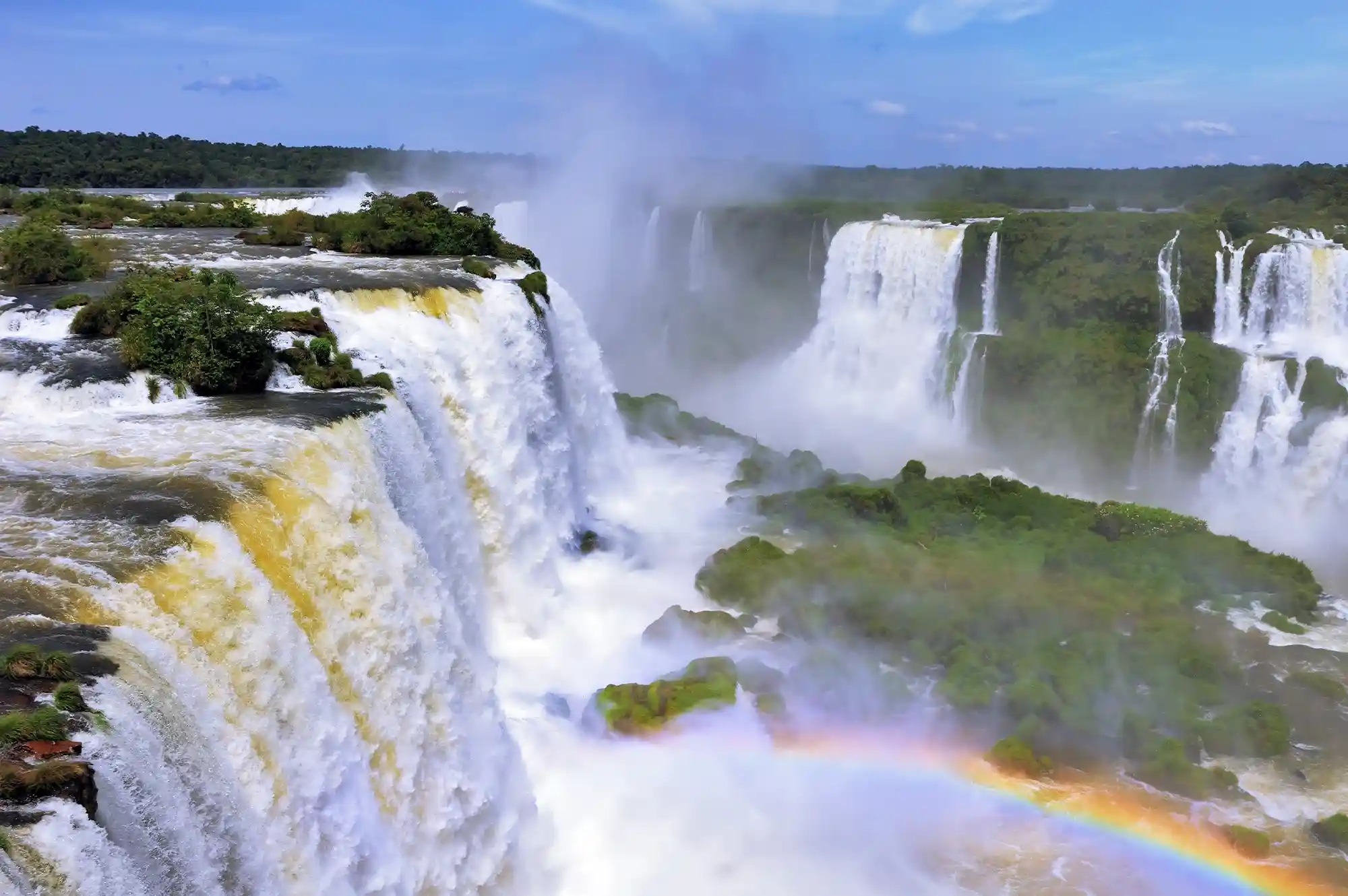 Iguaçu Falls, located in the city of Foz do Iguaçu.